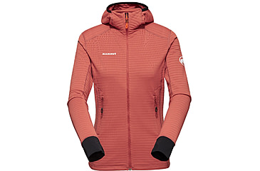 Image of Mammut Taiss Light ML Hooded Jacket - Womens, Brick/Black, Small, 1014-04540-3007-113