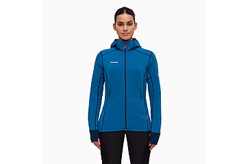 Image of Mammut Taiss Light ML Hooded Jacket - Womens, Deep ica- cool blue, Medium, 1014-04540-50553-114