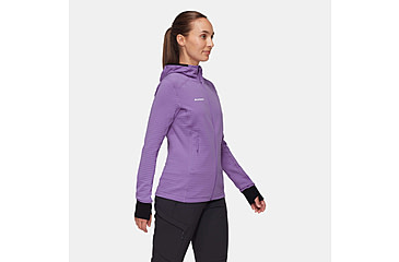 Image of Mammut Taiss Light ML Hooded Jacket - Womens, Lavandin/Black, Small, 1014-04540-6441-113