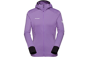Image of Mammut Taiss Light ML Hooded Jacket - Womens, Lavandin/Black, Small, 1014-04540-6441-113