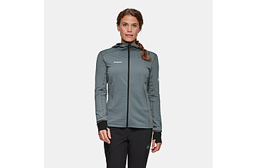 Image of Mammut Taiss Light ML Hooded Jacket - Womens, Strata/Black, Medium, 1014-04540-00791-114