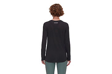 Image of Mammut Tree Wool FL Longsleeve T-Shirt - Womens, Black, XXL, 1016-01700-0001-117