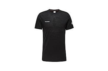 Image of Mammut Tree Wool FL T-Shirt - Mens, Black, L, 1017-06660-0001-115