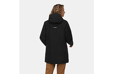 Image of Mammut Treeline HS Thermo Hooded Parka - Womens, Black, Small, 1010-31780-0001-113