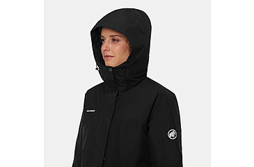 Image of Mammut Treeline HS Thermo Hooded Parka - Womens, Black, Small, 1010-31780-0001-113