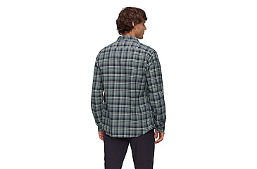 Image of Mammut Trovat Summer Longsleeve Shirt - Mens, Marine-Strata, 3XL, 1015-01610-50627-118