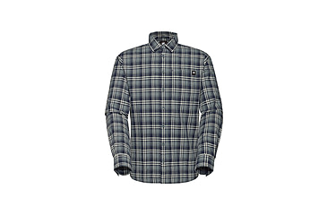 Image of Mammut Trovat Summer Longsleeve Shirt - Mens, Marine-Strata, 3XL, 1015-01610-50627-118