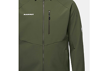 Image of Mammut Ultimate Comfort SO Hooded Jacket - Mens, Dark Marsh, Extra Large, 1011-01910-40284-116