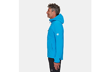 Image of Mammut Ultimate Comfort SO Hooded Jacket - Mens, Glacier Blue, Large, 1011-01910-50589-115