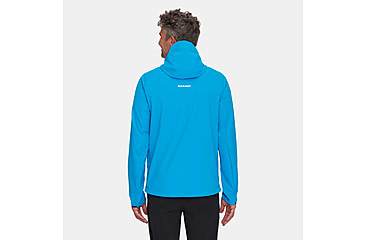 Image of Mammut Ultimate Comfort SO Hooded Jacket - Mens, Glacier Blue, Large, 1011-01910-50589-115