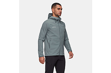 Image of Mammut Ultimate Comfort SO Hooded Jacket - Mens, Strata, Medium, 1011-02640-00789-114