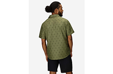 Image of Marmot AirExchange Novelty SS Shirt - Mens, Olive Grove Leaf, S, M16475-42055S