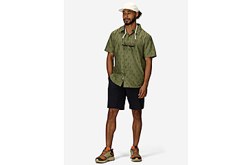 Image of Marmot AirExchange Novelty SS Shirt - Mens, Olive Grove Leaf, S, M16475-42055S