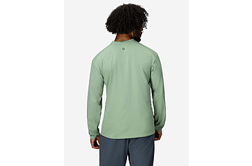 Image of Marmot AirExchange SolarShield Crew LS - Mens, Agate Green, XXL, M16049-24373XXL