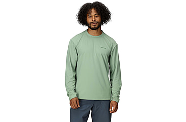 Image of Marmot AirExchange SolarShield Crew LS - Mens, Agate Green, XXL, M16049-24373XXL