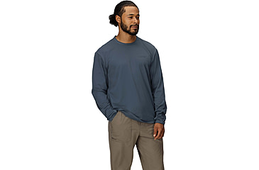 Image of Marmot AirExchange SolarShield Crew LS - Mens, Thunderhead, XL, M16049-24369XL