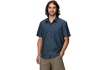 Image of Marmot AirExchange SolarShield Novelty SS Shirt - Mens, Thunderhead Daybreak, S, M16075-24280S