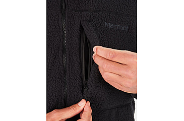Image of Marmot Aros Fleece Jacket - Mens, Black, Extra Large, M13195-001-XL