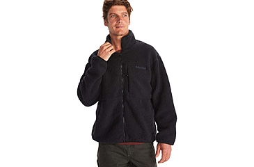 Image of Marmot Aros Fleece Jacket - Mens, Black, Extra Large, M13195-001-XL