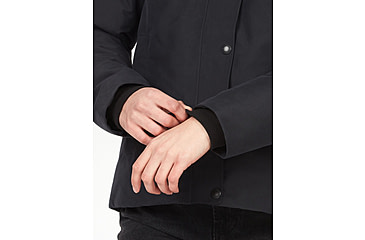 Image of Marmot Chelsea Down Short Coat - Women's, Black, Large, 195115184797