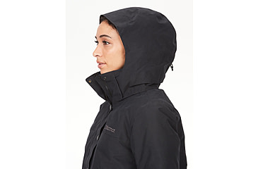 Image of Marmot Chelsea Down Short Coat - Women's, Black, Large, 195115184797