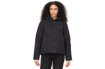 Image of Marmot Chelsea Down Short Coat - Women's, Black, Large, 195115184797
