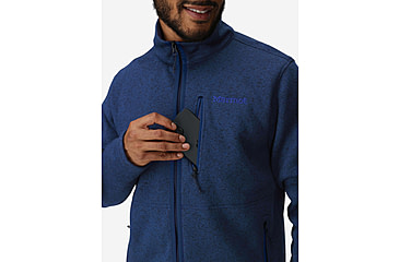 Image of Marmot Drop Line Jacket - Mens, Black Heather, 2XL, M16223-5608-XXL