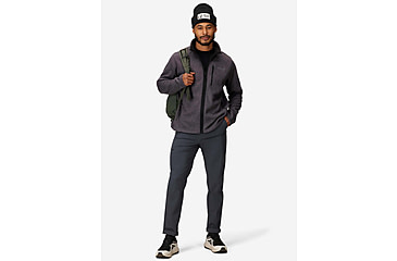 Image of Marmot Drop Line Jacket - Mens, Black Heather, Small, M16223-5608-S