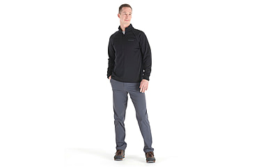 Image of Marmot Leconte Fleece 1/2 Zip - Mens, Black, Small, M15381-001-S