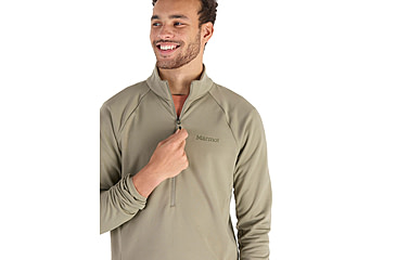 Image of Marmot Leconte Fleece 1/2 Zip - Mens, Vetiver, Large, M15381-21543-L