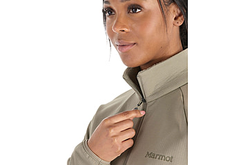 Image of Marmot Leconte Fleece 1/2 Zip - Womens, Vetiver, Extra Small, M15391-21543-XS