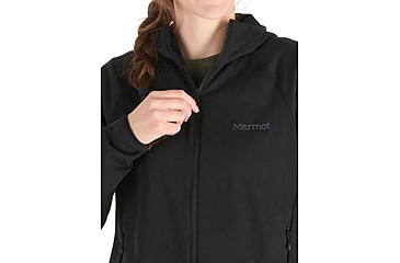 Image of Marmot Leconte Fleece Hoody - Womens, Black, Small, M15393-001-S