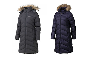Image of Marmot Montreaux Coat - Womens, Black, Midnight Navy