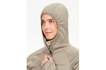 Image of Marmot Olden Polartec Hoody - Womens, Vetiver, Large, M13186-21543-L