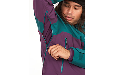 Image of Marmot Orion GORE-TEX Jacket - Mens, Dark Jungle/Purple Fig, Small, M13113-22482-S