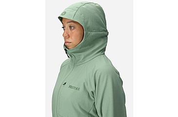 Image of Marmot Pinnacle DriClme Hoody - Womens, Agate Green, XS, M15395-24373XS