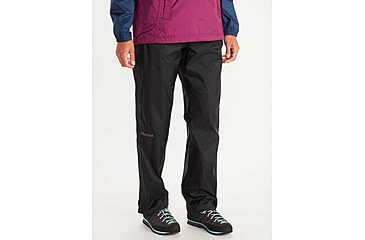 Image of Marmot PreCip Eco Full Zip Pant Long - Womens, Black, Small, M15877-001-S