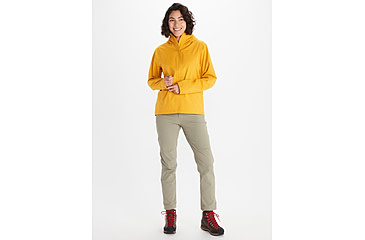 Image of Marmot PreCip Eco Pro Jacket - Women's, Large, Golden Sun, M12389-9057-L
