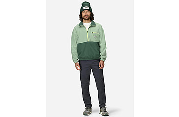 Image of Marmot Retro Rocklin 1/2 Zip - Mens, Agate Green/Juniper Green, L, M14609-24395L