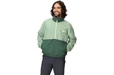 Image of Marmot Retro Rocklin 1/2 Zip - Mens, Agate Green/Juniper Green, L, M14609-24395L