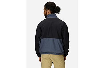 Image of Marmot Retro Rocklin 1/2 Zip - Mens, Black/Thunderhead, L, M14609-24392L