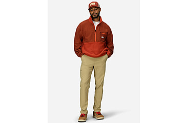 Image of Marmot Retro Rocklin 1/2 Zip - Mens, Pecan/Sumac, S, M14609-24396S