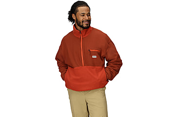 Image of Marmot Retro Rocklin 1/2 Zip - Mens, Pecan/Sumac, S, M14609-24396S