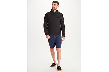 Image of Marmot Rocklin 1/2 Zip - Mens, Black, Extra Large, M12650-001-XL