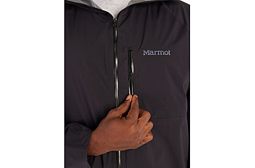 Image of Marmot Superalloy Bio Rain Jacket - Mens, Black, Small, M15378-001-S