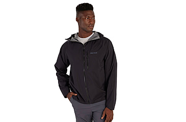 Image of Marmot Superalloy Bio Rain Jacket - Mens, Black, Small, M15378-001-S