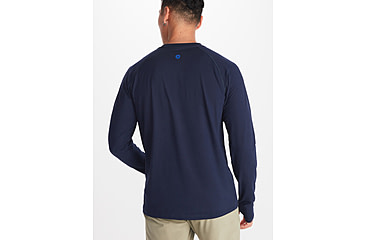 Image of Marmot Windridge Long Sleeve T-Shirt - Mens, Arctic Navy, 2XL, M14153-2975-XXL
