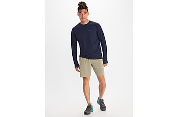 Image of Marmot Windridge Long Sleeve T-Shirt - Mens, Arctic Navy, 2XL, M14153-2975-XXL