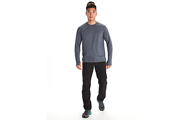 Image of Marmot Windridge Long Sleeve T-Shirt - Men's, Steel Onyx, Extra Large, M14153-1515-XL