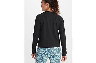 Image of Marmot Windridge Long Sleeve T-Shirt - Womens, Black, Extra Large, M14236-001-XL